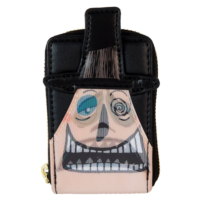 Loungefly Disney Nightmare Before Christmas Mayor Lenticular Accordion Zip Around Wallet, Multicolor, Accordion Wallet