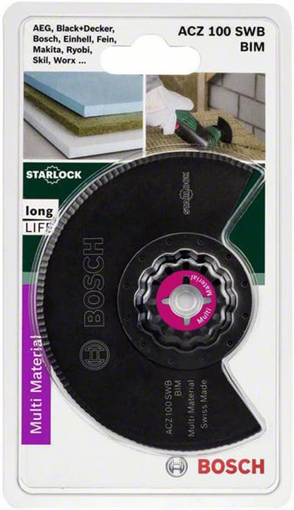Bosch Starlock Bim Segmentzaagblad Gekarteld Acz 100 Swb 100 Mm - [Dutch Import]