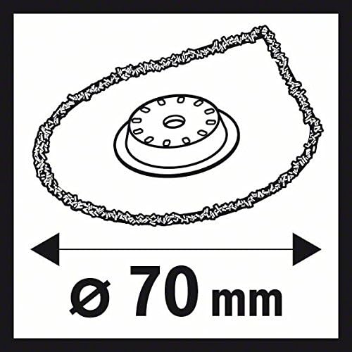 Bosch Avz 70 Rt4 Multitoolaccessoire - Tegelspecie- En Tegellijmverwijderaar - 70 Mm - [Dutch Import]