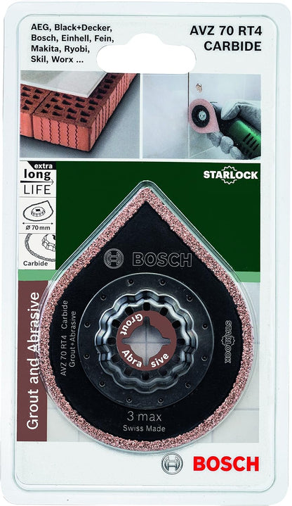Bosch Avz 70 Rt4 Multitoolaccessoire - Tegelspecie- En Tegellijmverwijderaar - 70 Mm - [Dutch Import]