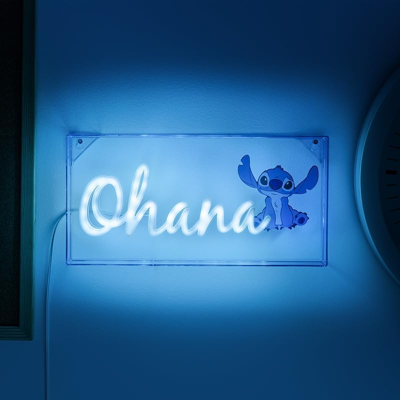 Paladone Luce al neon a LED Stitch Ohana