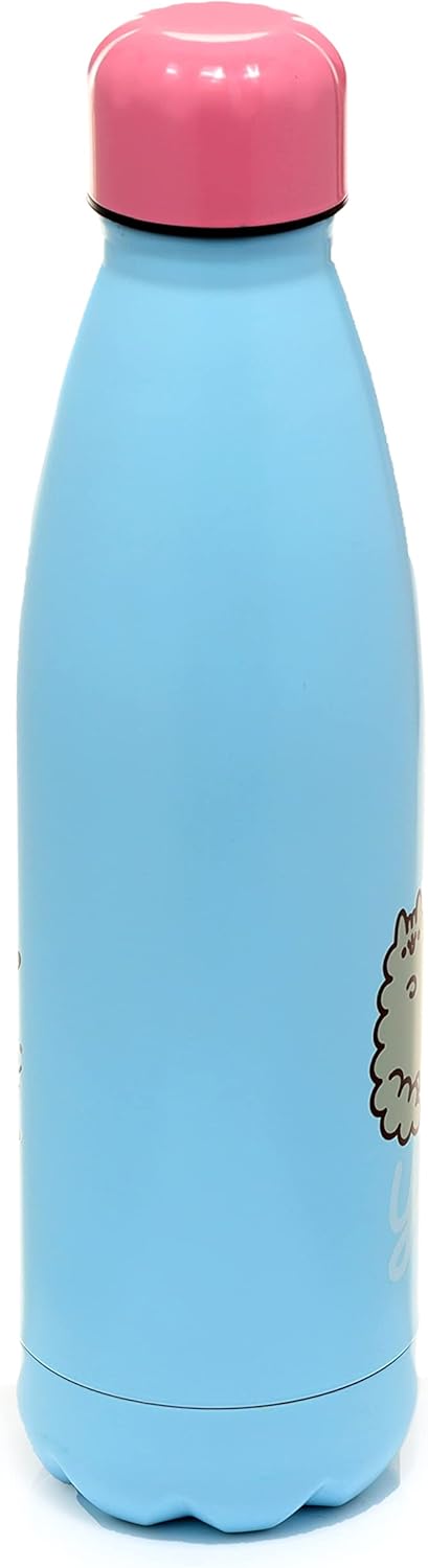 Puckator Pusheen Foodie 500ml Stainless Steel Insulated Bottle for Hot or Cold Drinks