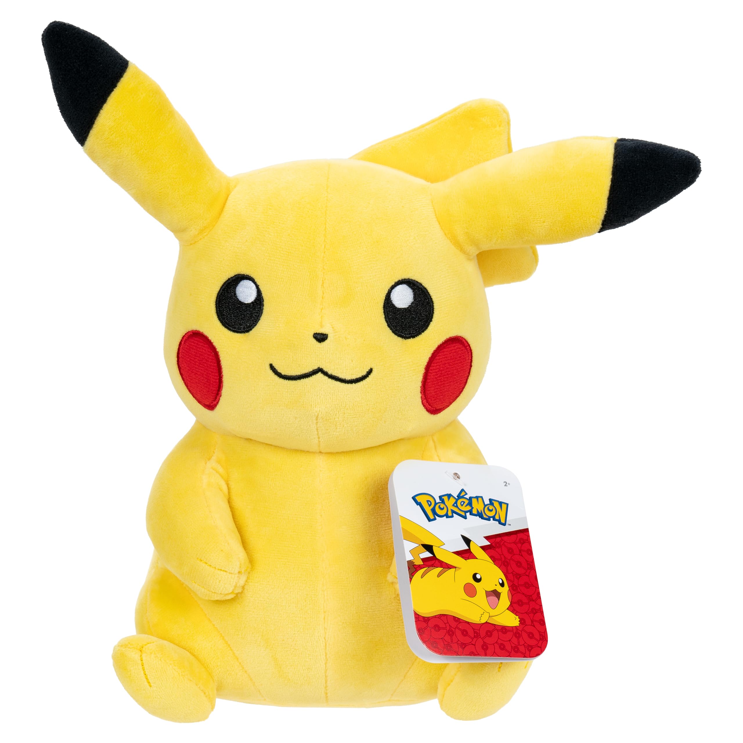 Pokemon PKW3725 Pokémon Plush Pikachu 30cm, Mehrfarbig