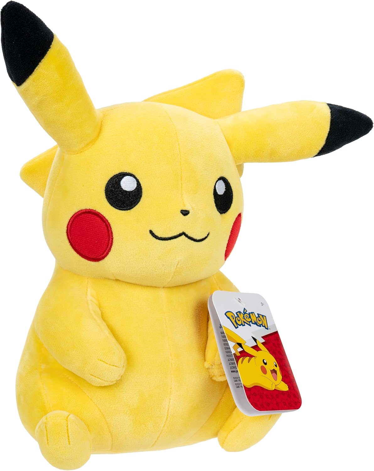 Pokemon PKW3725 Pokémon Plush Pikachu 30cm, Mehrfarbig