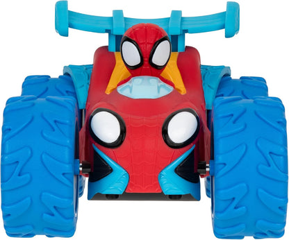 Spidey and his Amazing Friends MARVEL Spidey Web Climber - 7-Inch Rev Up Motor Vehicle that Climbs Obstacles
