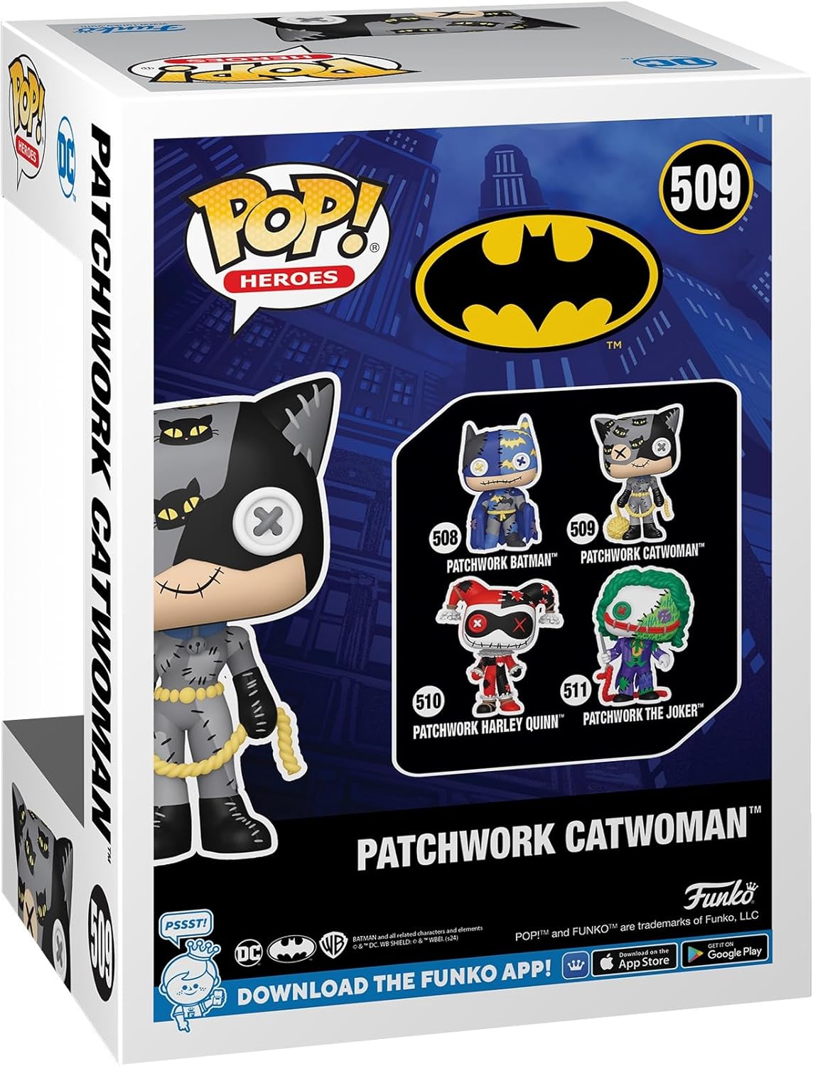 Funko Pop! Animation: Patchwork – Catwoman - DC Comics - Collectable Vinyl Figure - Gift Idea - Official Merchandise - Toys for Kids & Adults - Comic Books Fans - Model Figure for Collectors