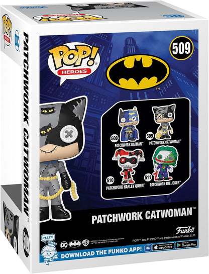 Funko Pop! Animation: Patchwork – Catwoman - DC Comics - Collectable Vinyl Figure - Gift Idea - Official Merchandise - Toys for Kids & Adults - Comic Books Fans - Model Figure for Collectors