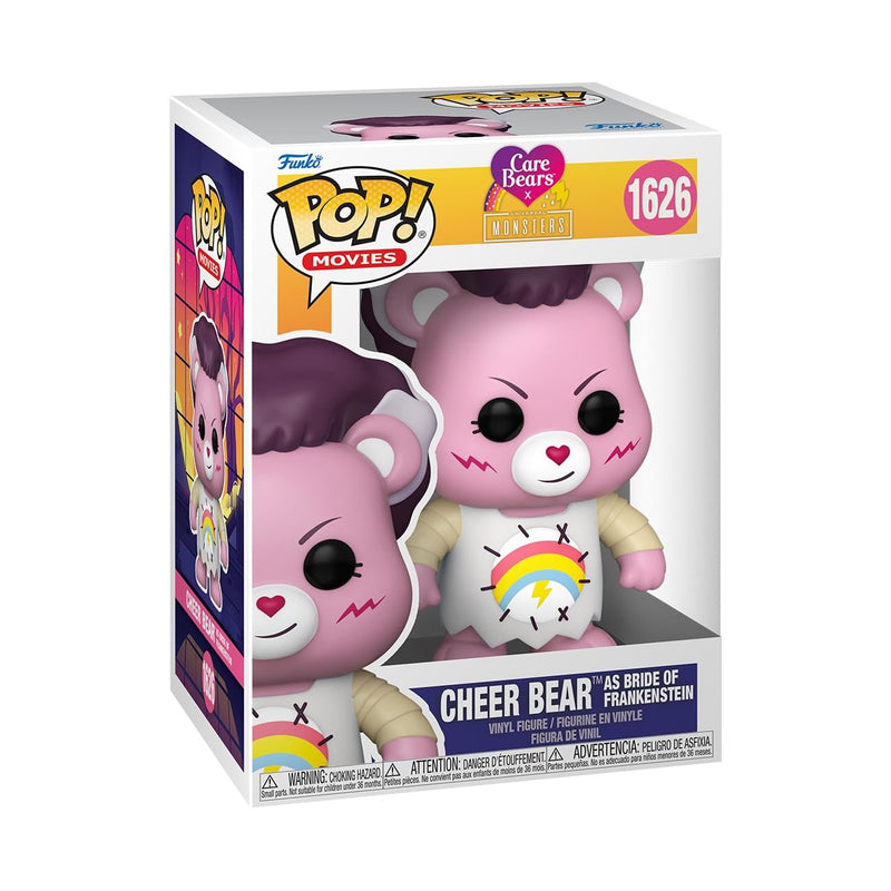 Funko POP Movies: Universal Monsters x Care Bears - Cheer Bear Bride of Frankenstein - Collectable Vinyl Figure - Gift Idea - Official Merchandise - for Kids & Adults - Horror Fans