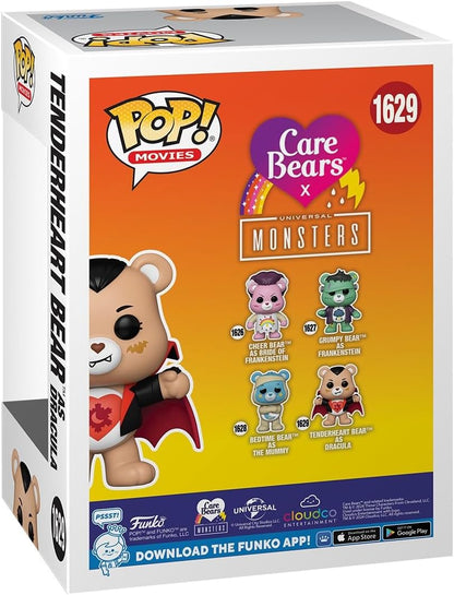 Funko Pop Movies: Universal Monsters x Care Bears - Tenderheart Bear as Dracula