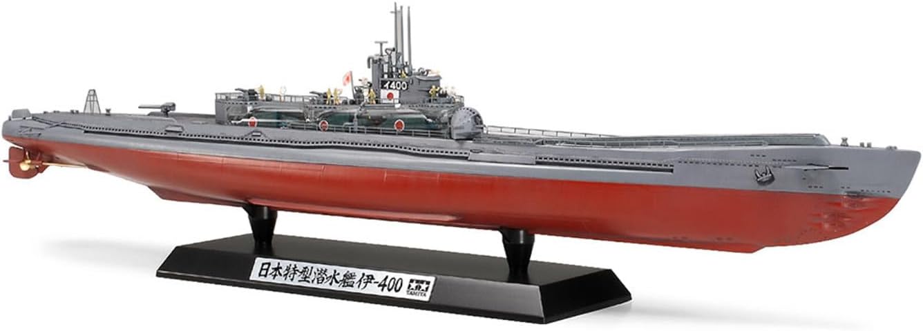 TAMIYA 25426 1:350 JPN Submarine I-400 Spec. Ed. 50Year Model Building Plastic Kit, Crafts, Hobby, Gluing, Plastic Kit