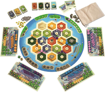 CATAN New Energies Brettspiel – Nachhaltige Ressourcen & Strategie, klassisches Gameplay mit modernem Twist! Familienspiel für Kinder und Erwachsene, ab 14 Jahren, 3–4 Spieler, 90 Minuten Spielzeit