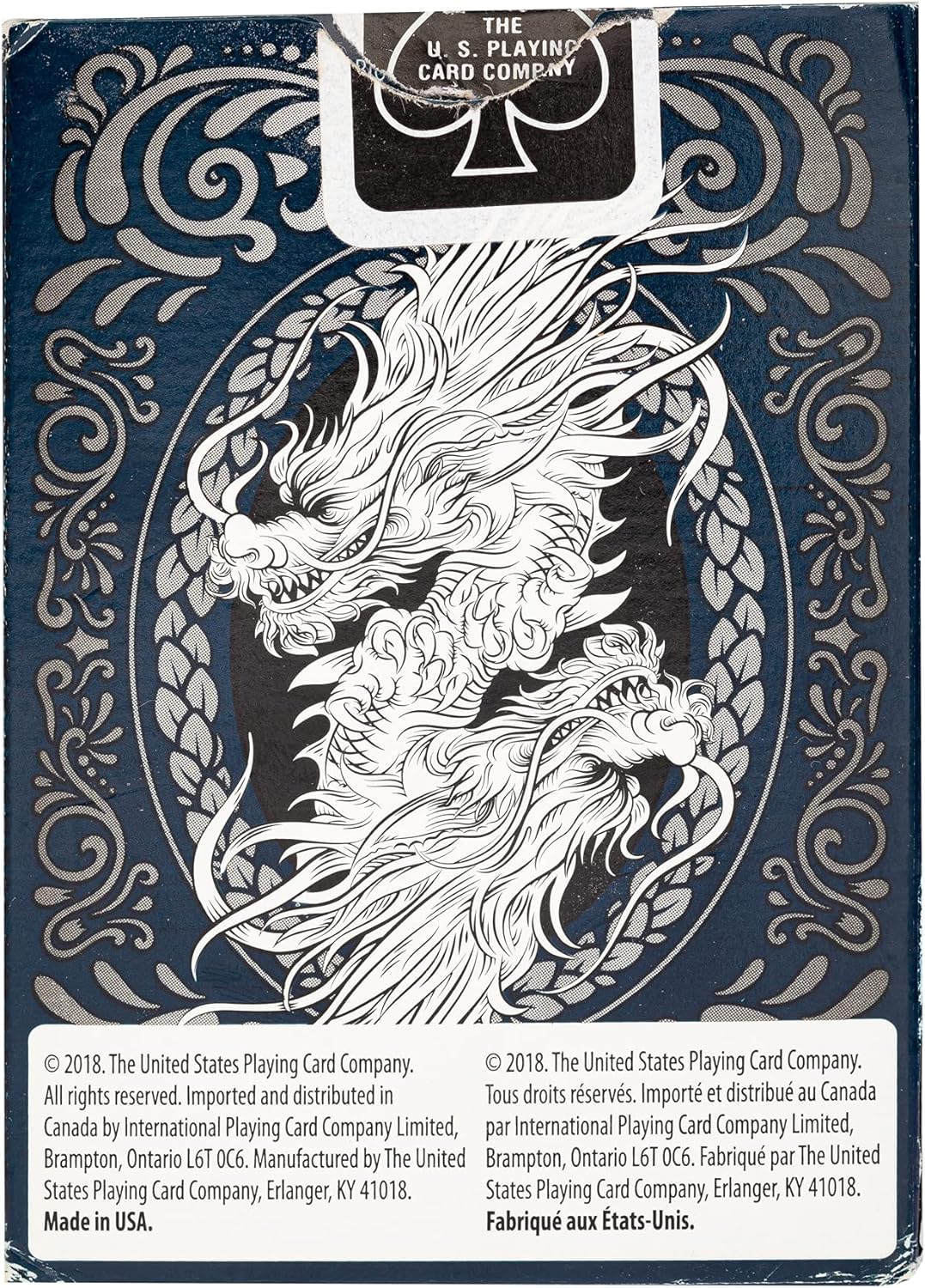 Bicycle Dragon Playing Cards - 1 Deck, Air Cushion Finish, Professional, Superb Handling & Durability, Great Gift For Card Collectors