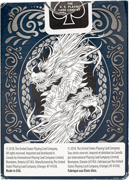 Bicycle Dragon Playing Cards - 1 Deck, Air Cushion Finish, Professional, Superb Handling & Durability, Great Gift For Card Collectors