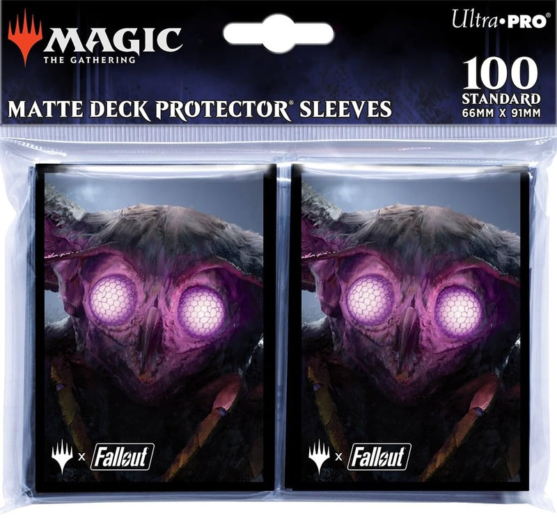 Ultra PRO - Fallout 100ct Deck Protector® Sleeves - The Wise Mothman - for Magic: The Gathering, Exclusive Protective Collectible Trading Card Game Artwork Sleeves Pack