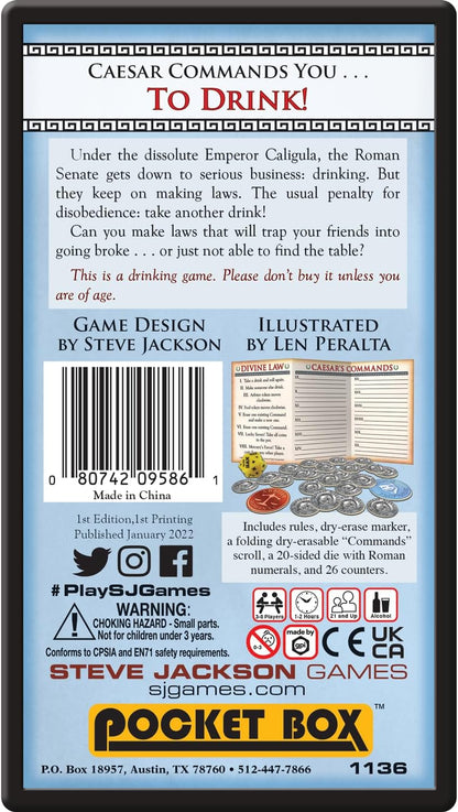 Caligula by Steve Jackson Games, Party Game