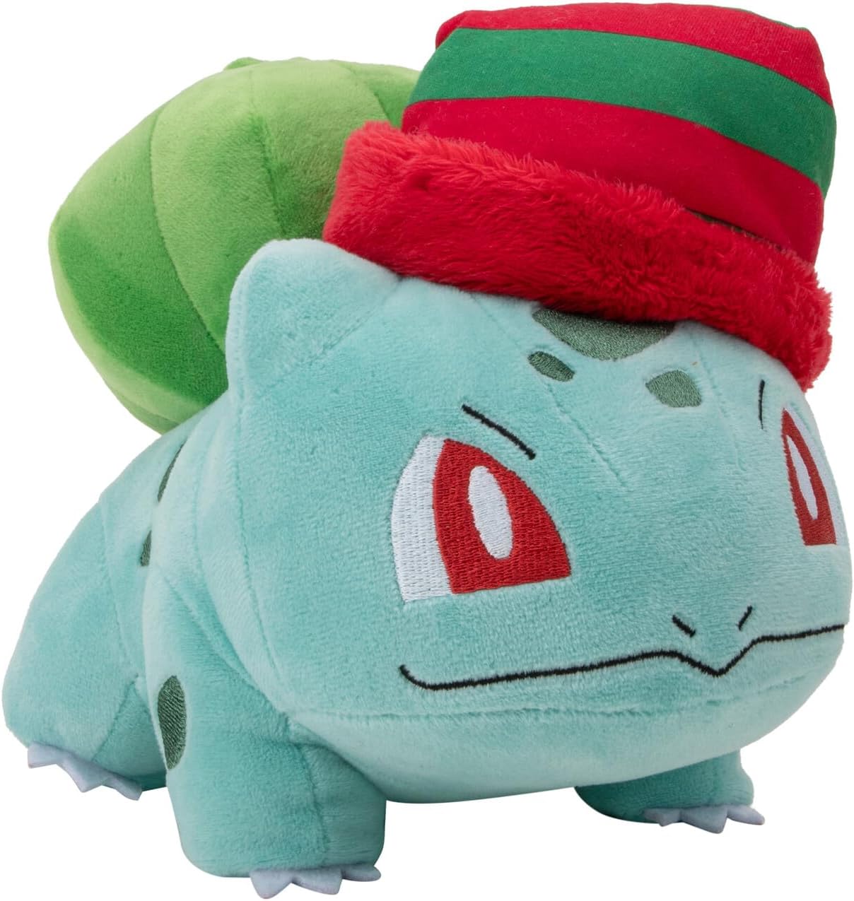 Pokémon PKW - 8" Seasonal Plush (Holiday) Bulbasaur with Striped Hat - W4