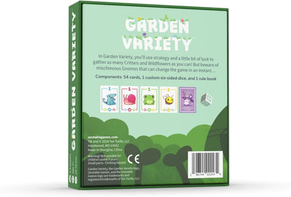 Unstable Games - Garden Variety Base Game - A quirky, easy to learn card game for Kids, Teens, Adults - 2-5 Players, ages 7+