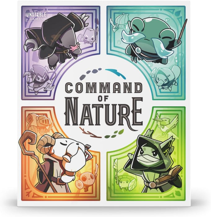 Unstable Games - Command of Nature Base Game - from The Creators of Unstable Unicorns - A Competitive Strategic Deck-Building Card Game for Kids, Teens, Adults