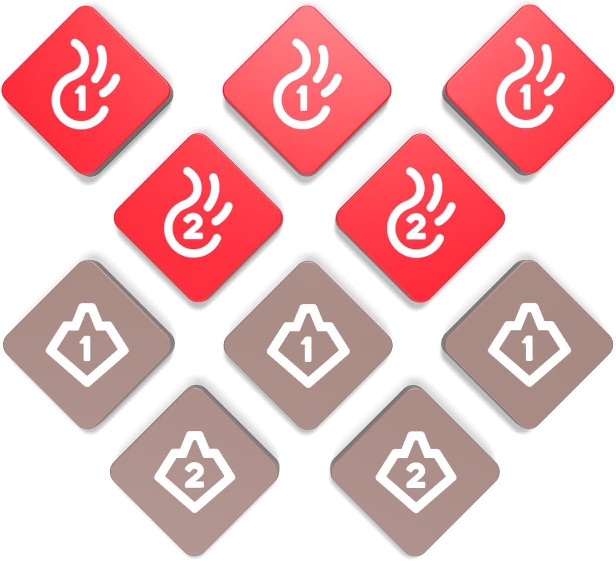 Unstable Games - Casting Shadows: Molten Rock Expansion - Designed to be added to your Casting Shadows Base Game - 2-6 Players - Ages 12+