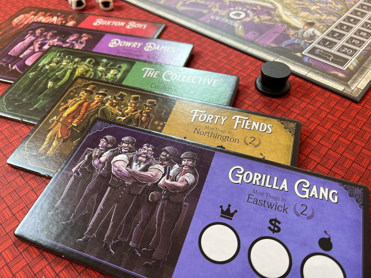 5 Wards Board Game | Competitive Strategy Game for Adults and Families | 2-5 Players, 60 Minutes, Ages 13+