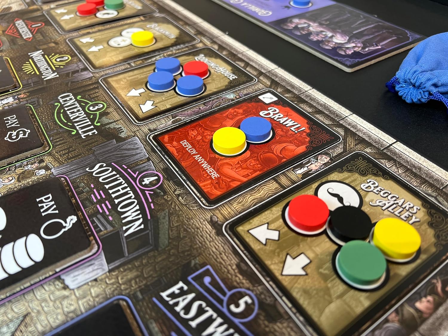 5 Wards Board Game | Competitive Strategy Game for Adults and Families | 2-5 Players, 60 Minutes, Ages 13+