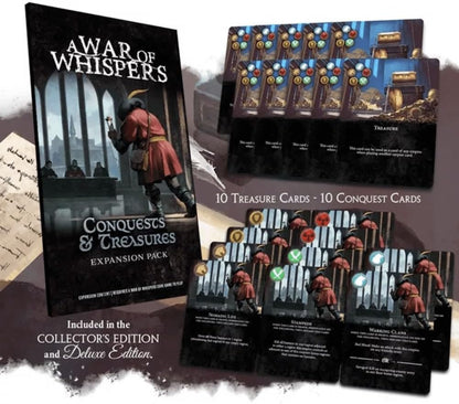 Starling Games - A War of Whispers Conquests and Treasures Pack - for use with The A War of Whispers