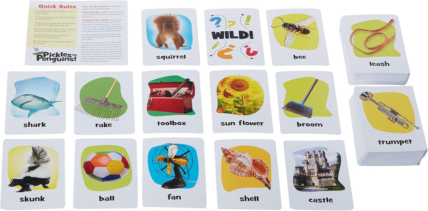 Outset Media Pickles to Penguins Travel Edition - The Quick Thinking Picture Linking Party Game