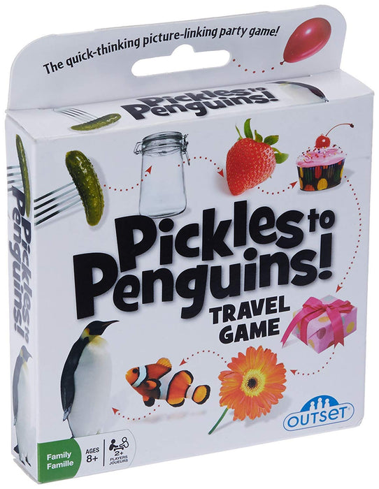 Outset Media Pickles to Penguins Travel Edition - The Quick Thinking Picture Linking Party Game