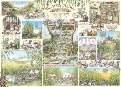 Cobble Hill- Historia de Verano Brambly Hedge Summer Story - Póster de Muestra Incluido (Cheatwell Games 40016