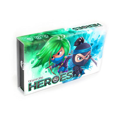 Tiny Ninjas: Heroes | Small & Portable | Strategic Tactical Combat for 1-2 Players