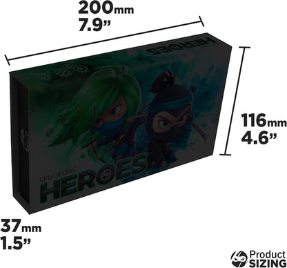Tiny Ninjas: Heroes | Small & Portable | Strategic Tactical Combat for 1-2 Players