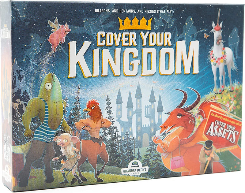 Cover Your Kingdom Card Game by Grandpa Beck's Games - Cover Your Assets New & Very Obnoxious Brother - A Magically Malicious Party Game for 2-8 Players Ages 9+
