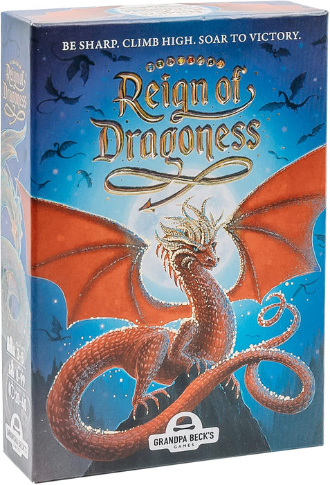 Grandpa Beck's Games Reign of Dragoness Card Game Strategic Hand Elimination Game for Kids, Teens & Adults from The Creators of Skull King & Cover Your Assets | 3-8 Players 8+