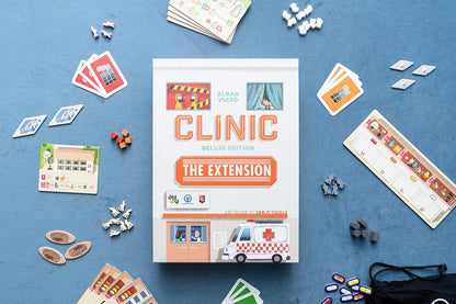 Capstone Games: Clinic Deluxe Extension 1 - Strategy Board Game, 1-4 Players, Ages 12+, 60-150 Min Game Time