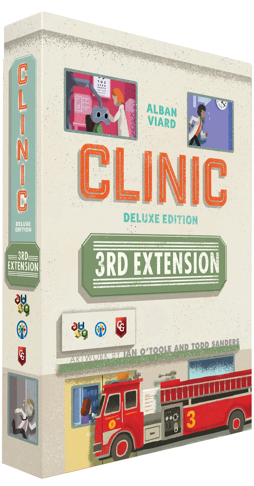 Capstone Games: Clinic Deluxe Extension 3 - Strategy Board Game Extension, 1-4 Players, Ages 12+, 60-150 Min Game Time