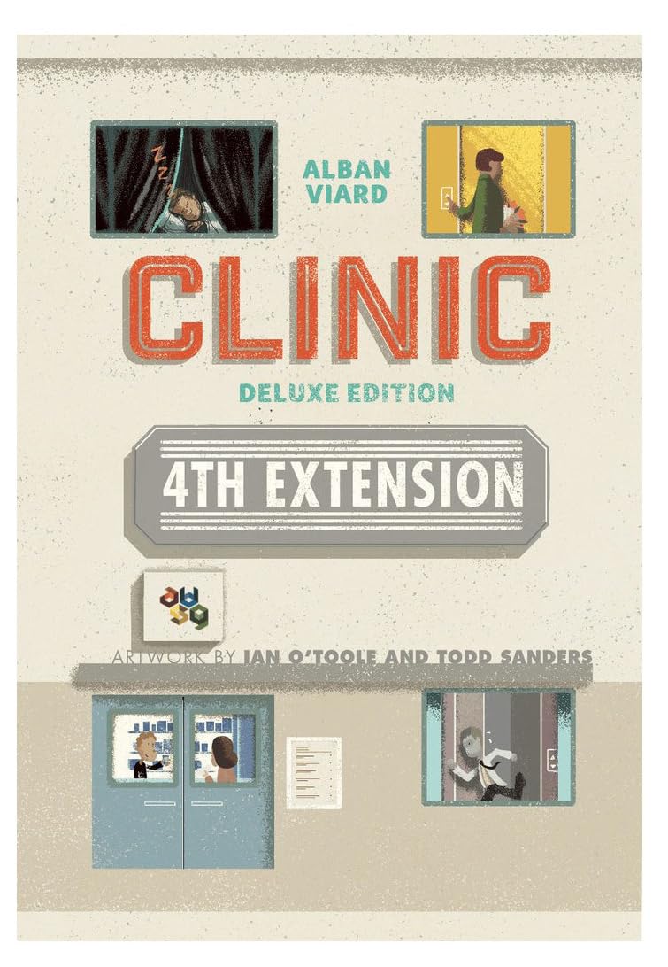 Capstone Games: Clinic Deluxe Extension 4 - Strategy Board Game Extension, 1-4 Players, Ages 12+, 60-150 Min Game Time