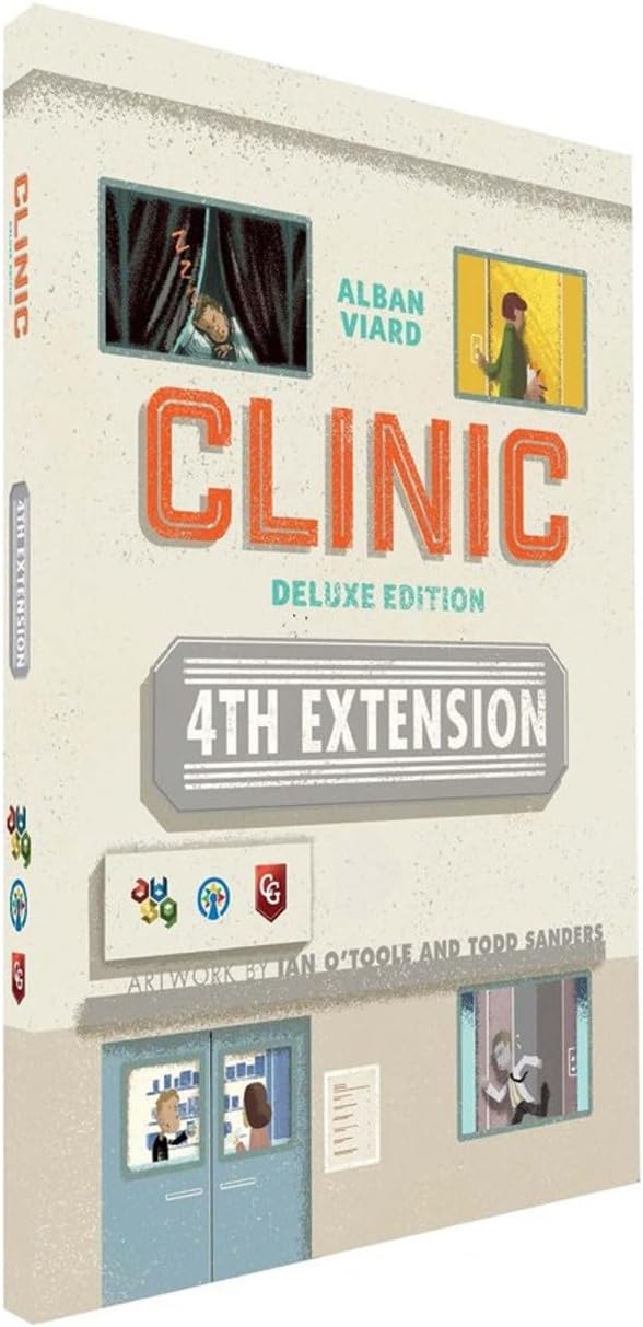 Capstone Games: Clinic Deluxe Extension 4 - Strategy Board Game Extension, 1-4 Players, Ages 12+, 60-150 Min Game Time