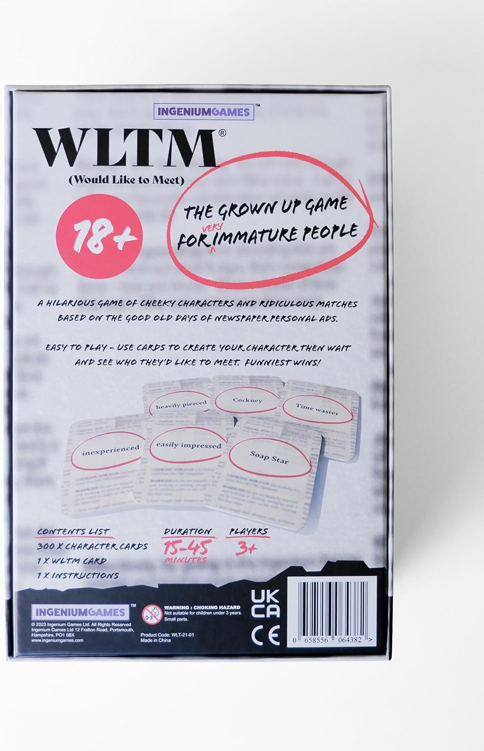 INGENIUM GAMES Would Like to Meet Board Game