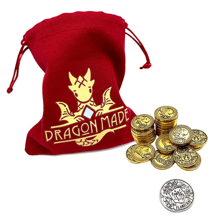 Lucky Duck Games Flamecraft - Metallmünzen (Serie 2