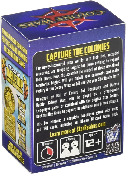 White Wizard Games Colony Wars Star Realms Deck Building Game