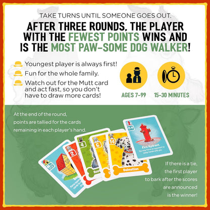 Nuts About Mutts Card Game by Grandpa Beck's Games - Fun Family-Friendly Hand-Elimination Game for Kids, Teens, and Adults - from The Creators of Skull King & Cover Your Assets - 3-8 Players Ages 7+