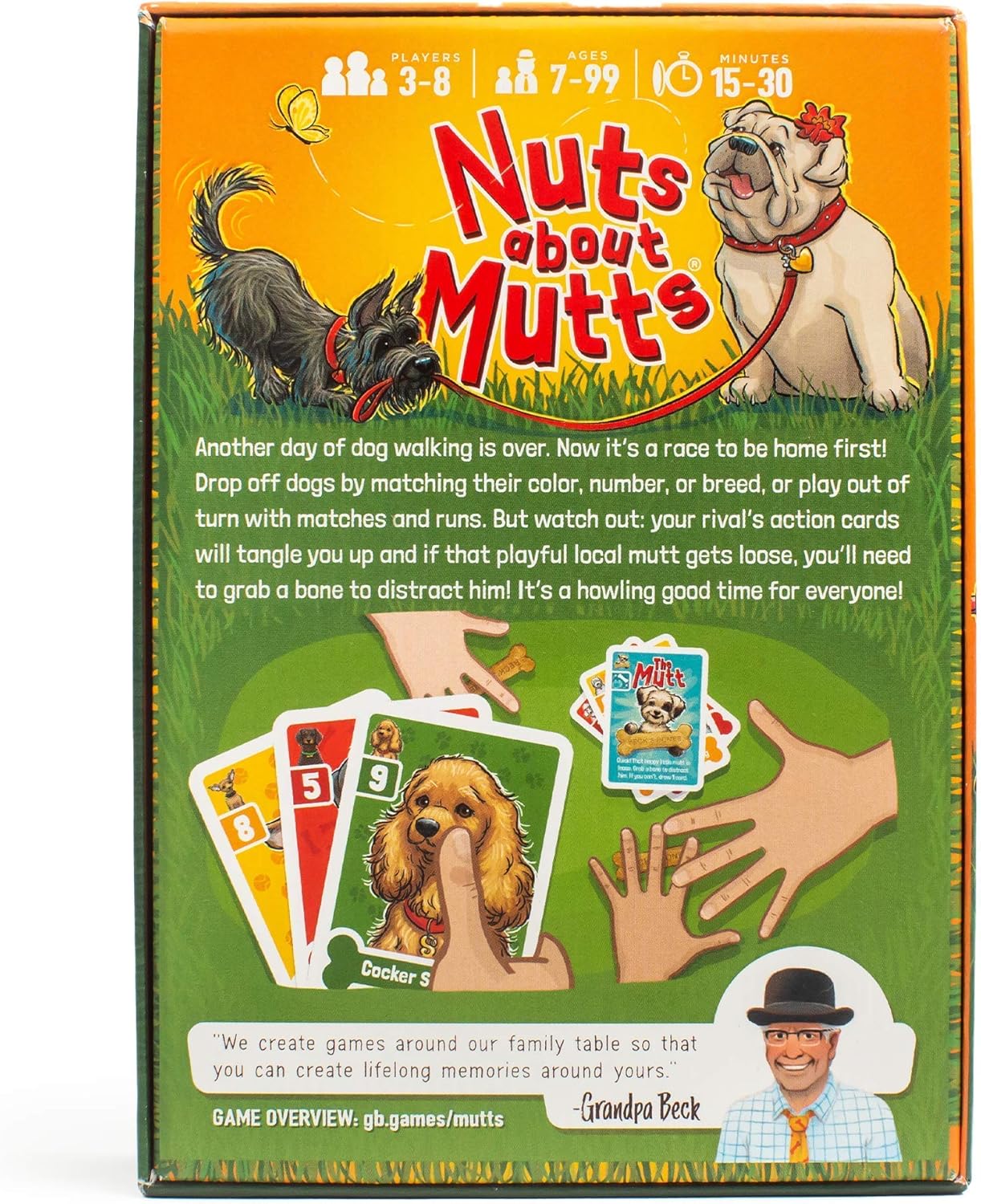 Nuts About Mutts Card Game by Grandpa Beck's Games - Fun Family-Friendly Hand-Elimination Game for Kids, Teens, and Adults - from The Creators of Skull King & Cover Your Assets - 3-8 Players Ages 7+