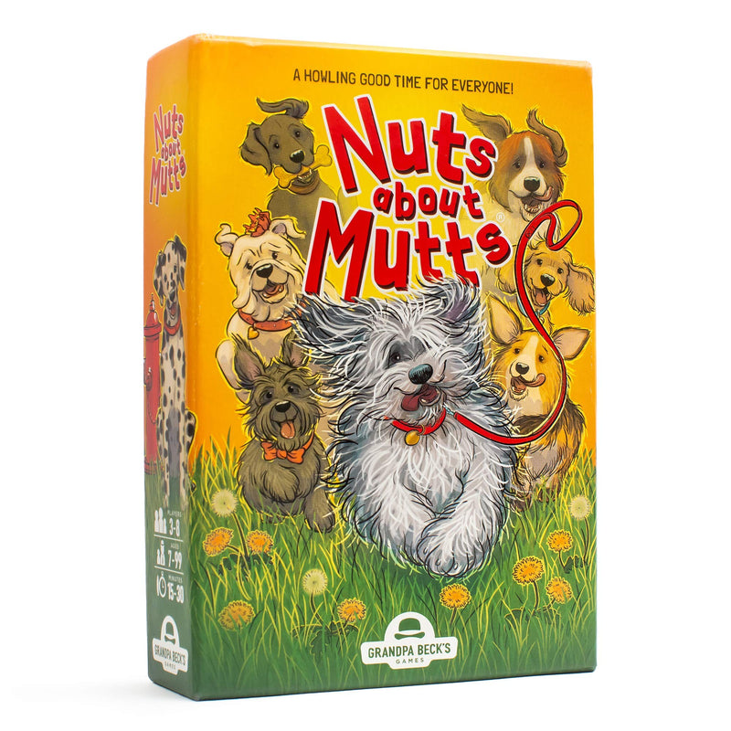 Nuts About Mutts Card Game by Grandpa Beck's Games - Fun Family-Friendly Hand-Elimination Game for Kids, Teens, and Adults - from The Creators of Skull King & Cover Your Assets - 3-8 Players Ages 7+