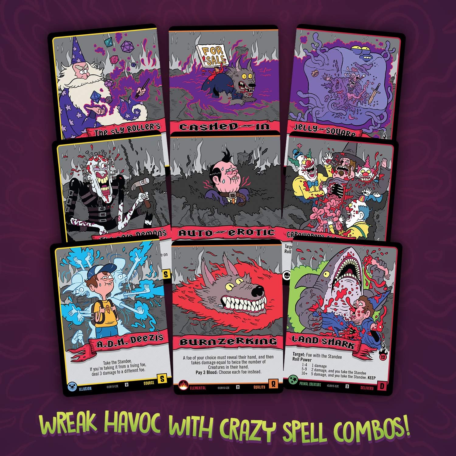 Cryptozoic Entertainment, Inc. CZE016331 Epic Spell Wars of the Battle Wizards II: Rumble at Castle Tentakill Card Game