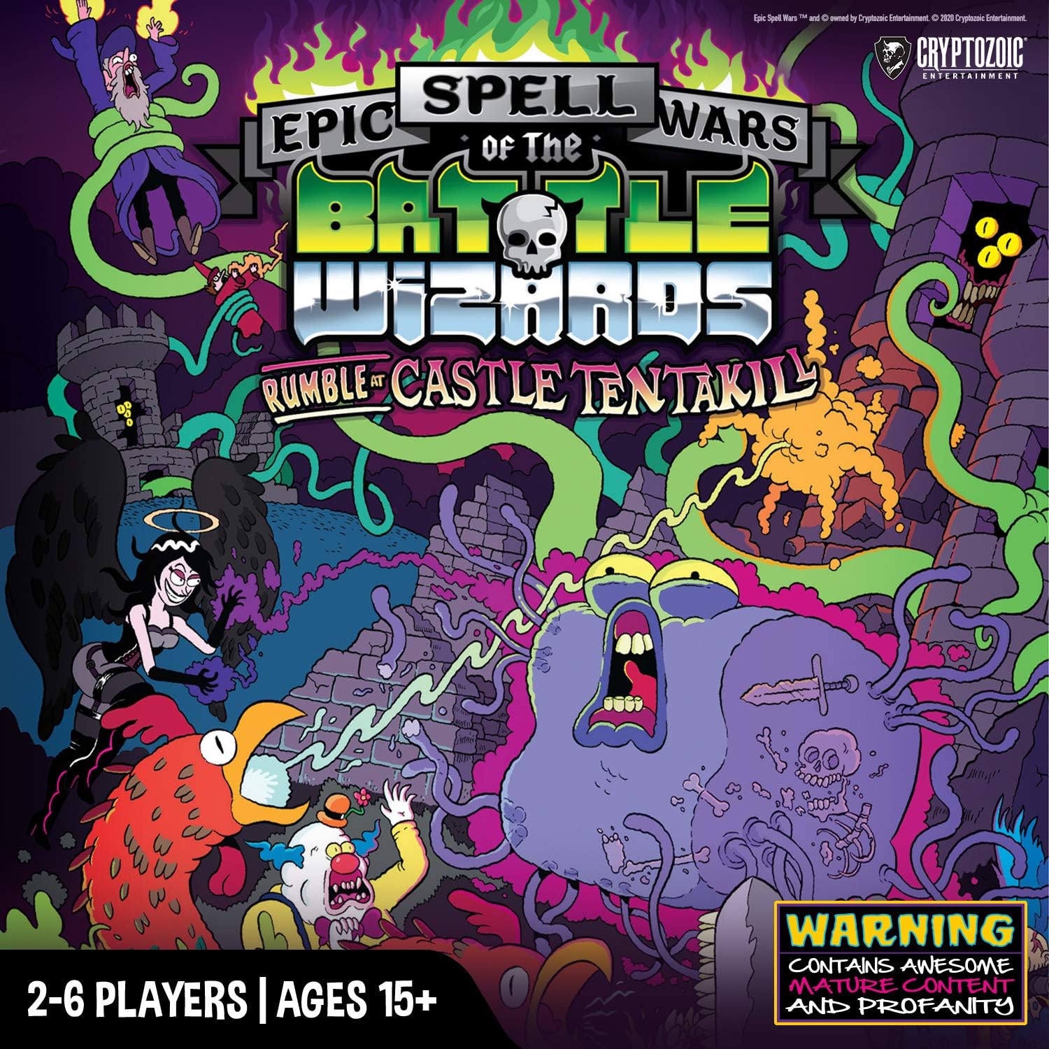 Cryptozoic Entertainment, Inc. CZE016331 Epic Spell Wars of the Battle Wizards II: Rumble at Castle Tentakill Card Game
