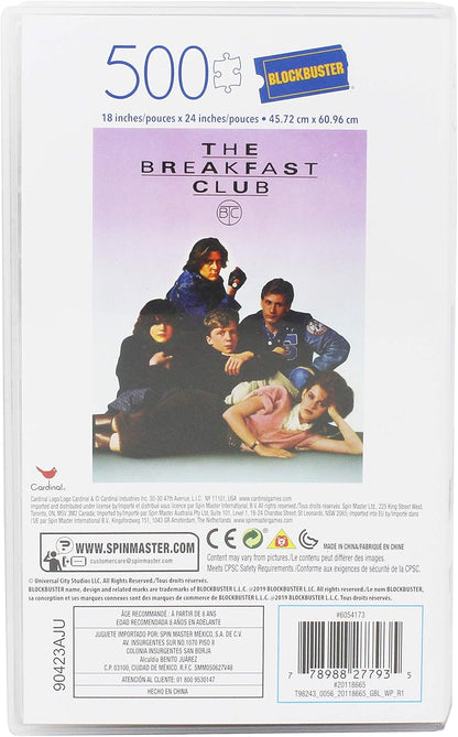 Spin Master Games 500-Piece Puzzle in Plastic Retro Blockbuster VHS Video Case, The Breakfast Club