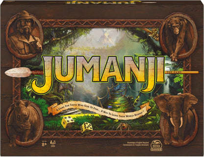 Jumanji The Game, The Classic Adventure Board Game for Kids and Families Aged 8 and Up Jumanji the Game (New Packaing)