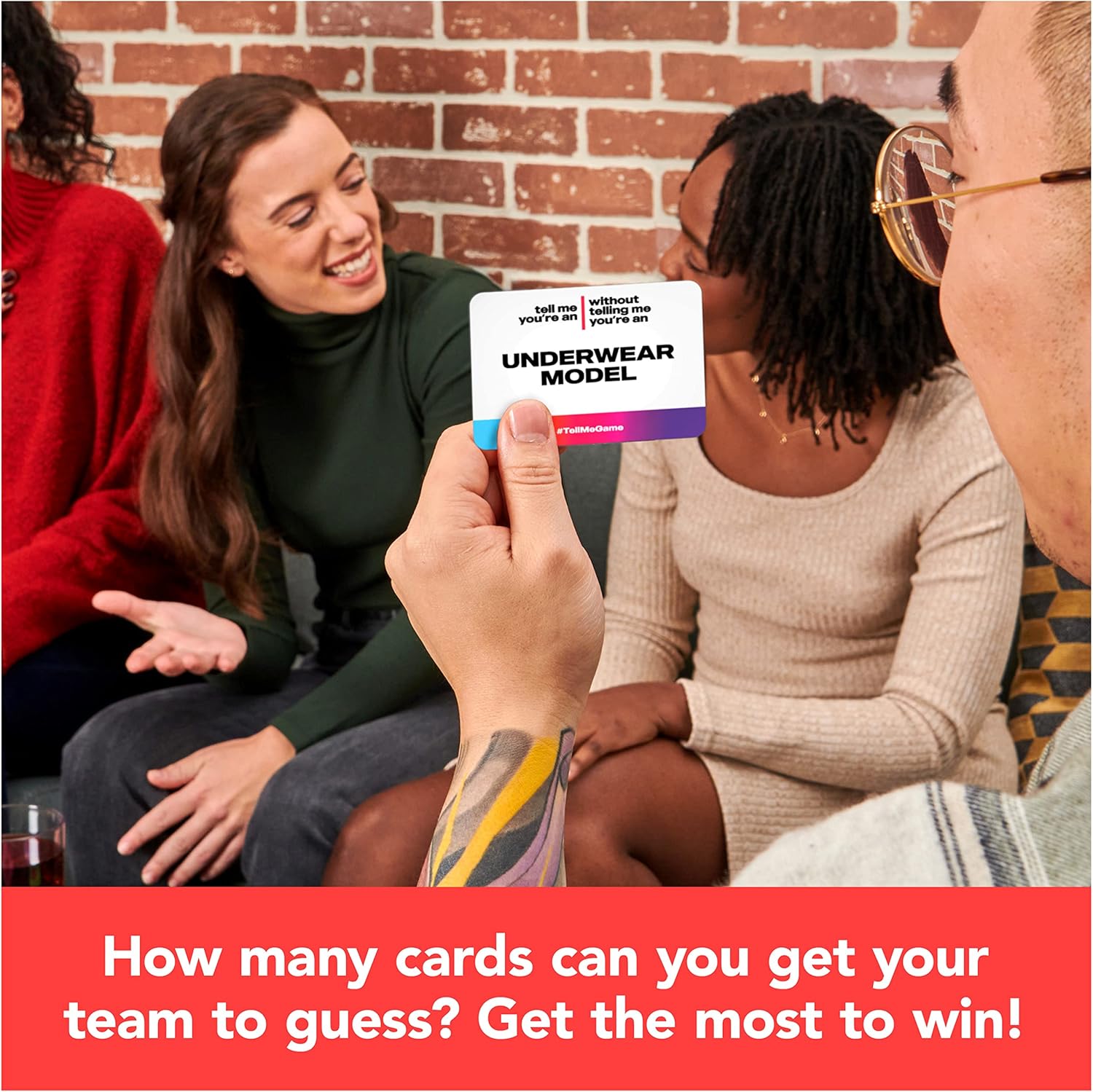 Spin Master Games Tell Me Without Telling Me - The Viral Trend, Ahora un Divertido Juego de Fiesta para una Despedida de Soltero o Despedida de Soltera, Universidad, cumpleaños y más, para Adultos a