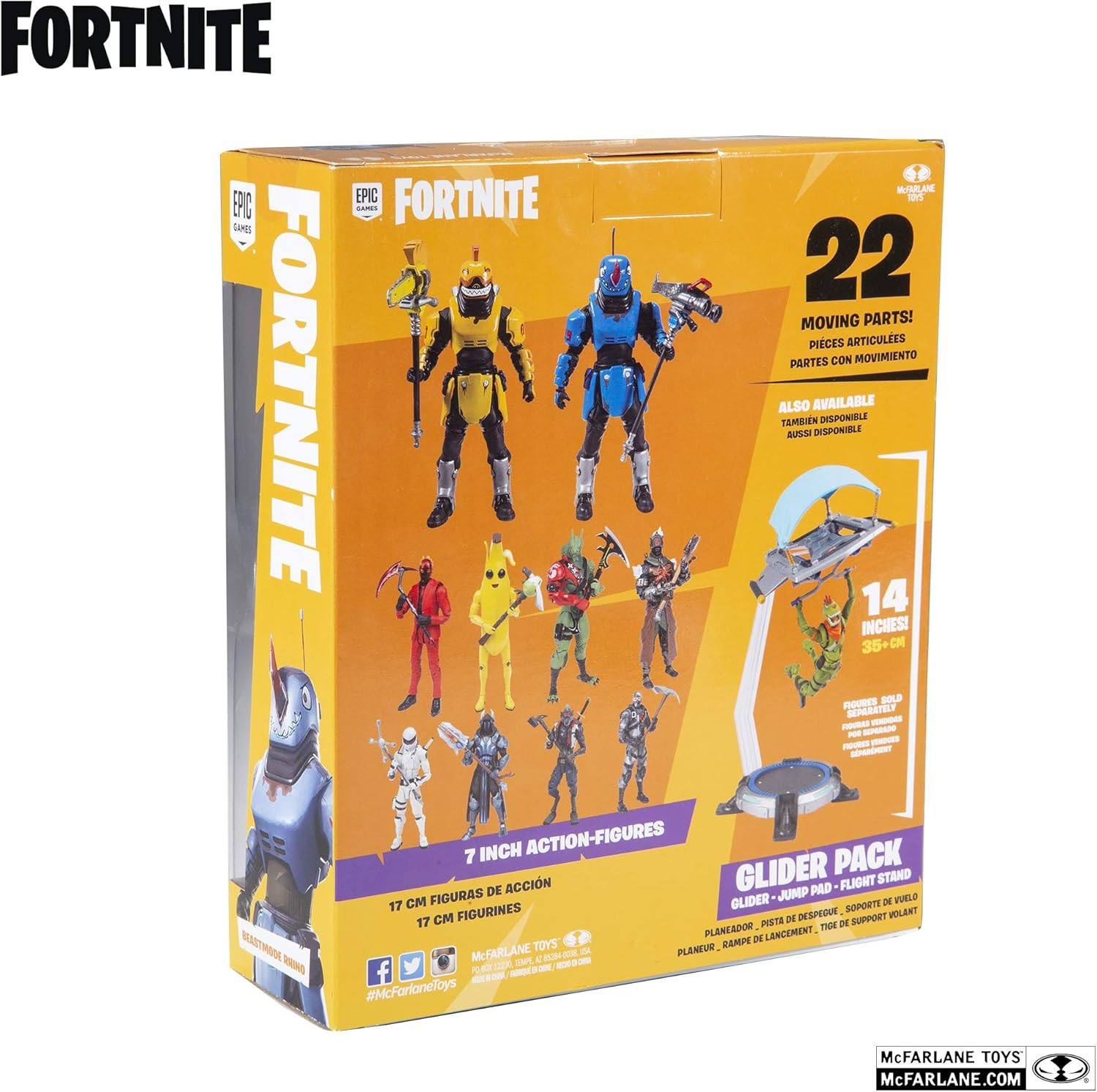 Fortnite Action Figure Beastmode Rhino 18 cm