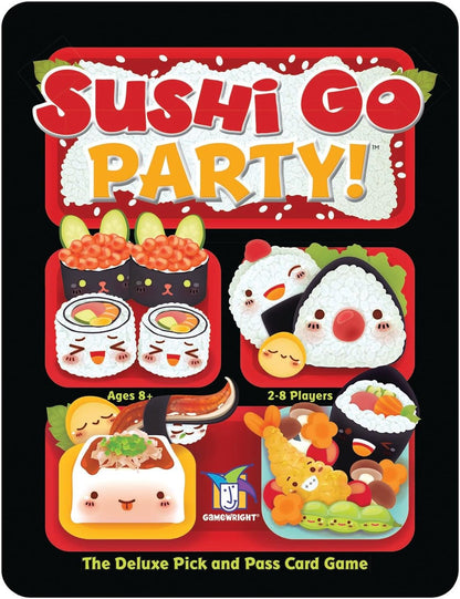 Gamewright | Sushi Go Party Game | Card Game | Ages 8+ | 2-8 Players | 20 Minutes Playing Time